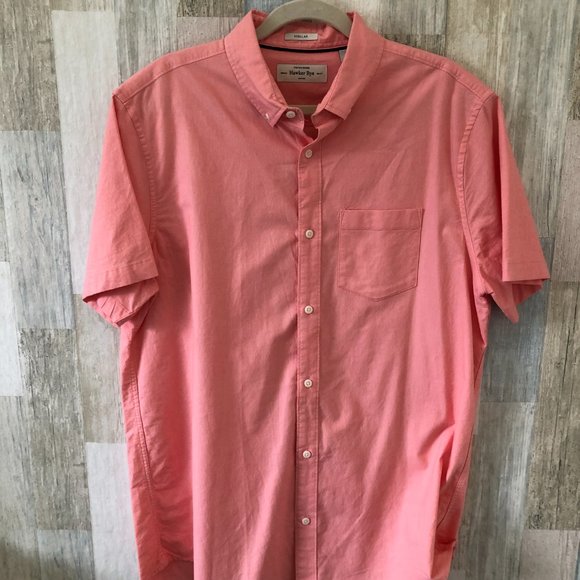 HAWKER RYE Button Up Short Sleeve Shirt - Picture 1 of 7